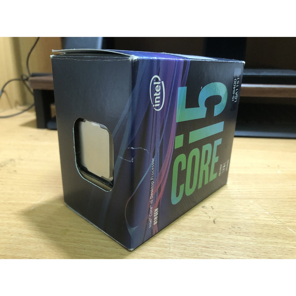 Intel core i5-8400 CPU 代理盒裝含風扇
