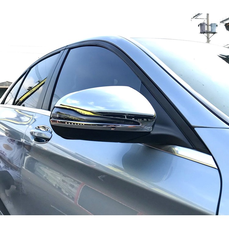 圓夢工廠 Benz C W205 2014~on C300 C350 C400 C450 改裝 鍍鉻 後視鏡蓋 後照鏡蓋