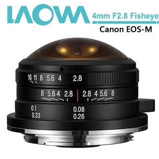 老蛙 LAOWA 4mm F2.8 Fisheye (公司貨)