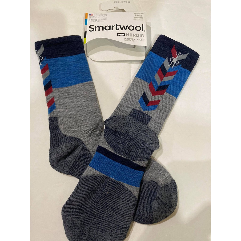 現貨號  SmartWool PhD Nordic Light Socks 輕厚底美麗若羊毛戶外機能運動襪