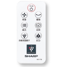 SHARP 夏普電風扇 PJ-H16PGA PJ-H14PGA 遙控器 FRC101 原廠