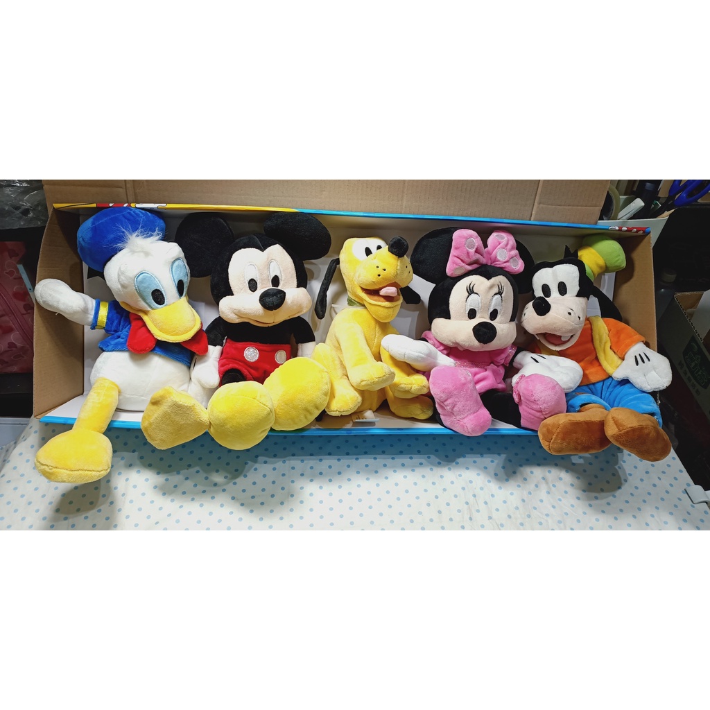 【現貨-拆售】Disney 米奇與好友絨毛玩偶 迪士尼娃娃 米妮 高飛 唐老鴨 布魯托 送禮 禮物 好市多 Costco