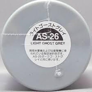 (阿哲RC工坊) 田宮TAMIYA模型噴漆 AS-26 LIGHT GHOST GREY (軍機專用色) 100ml