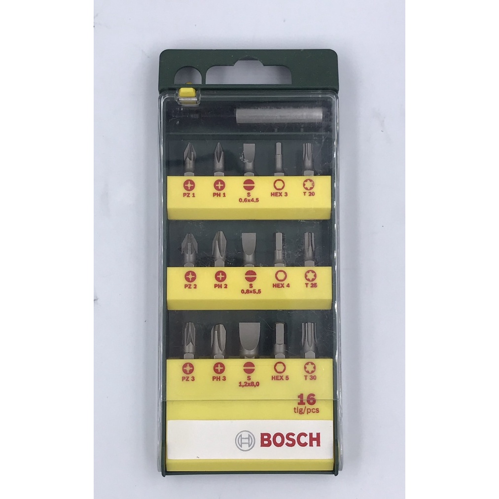 "電筒魔" 公司貨 德國 BOSCH 博世 15PCS 螺絲起子頭組( 含接桿)