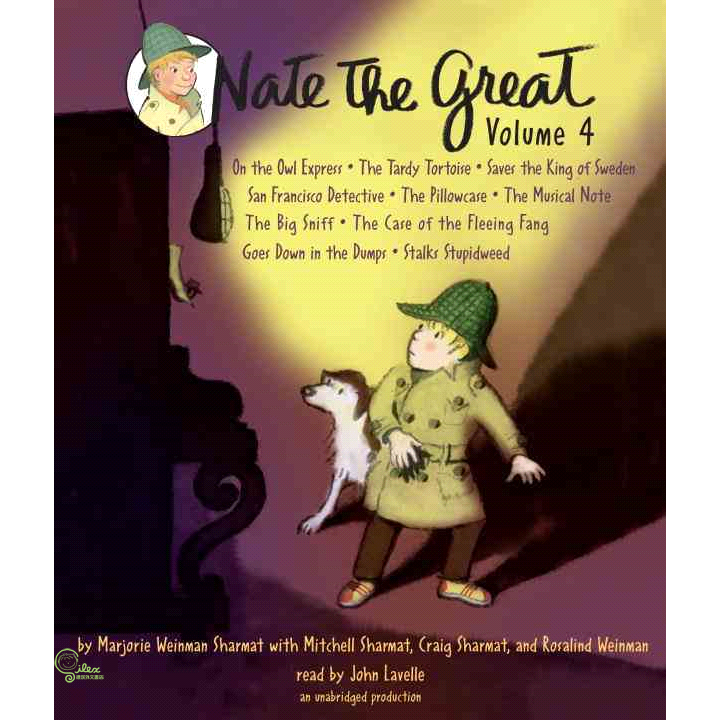 Nate the Great: On the Owl Express; The Tardy Tortoise; Saves the King of Sweden; San Francisco Detective; The Pillowcase ; The