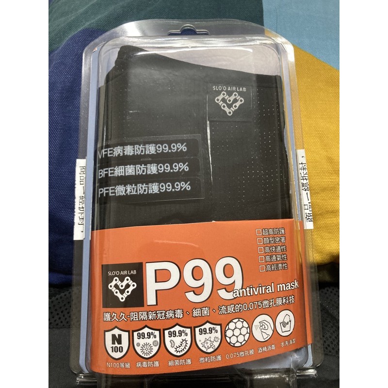 P99頂規防護口罩(送N100高效濾心9片)