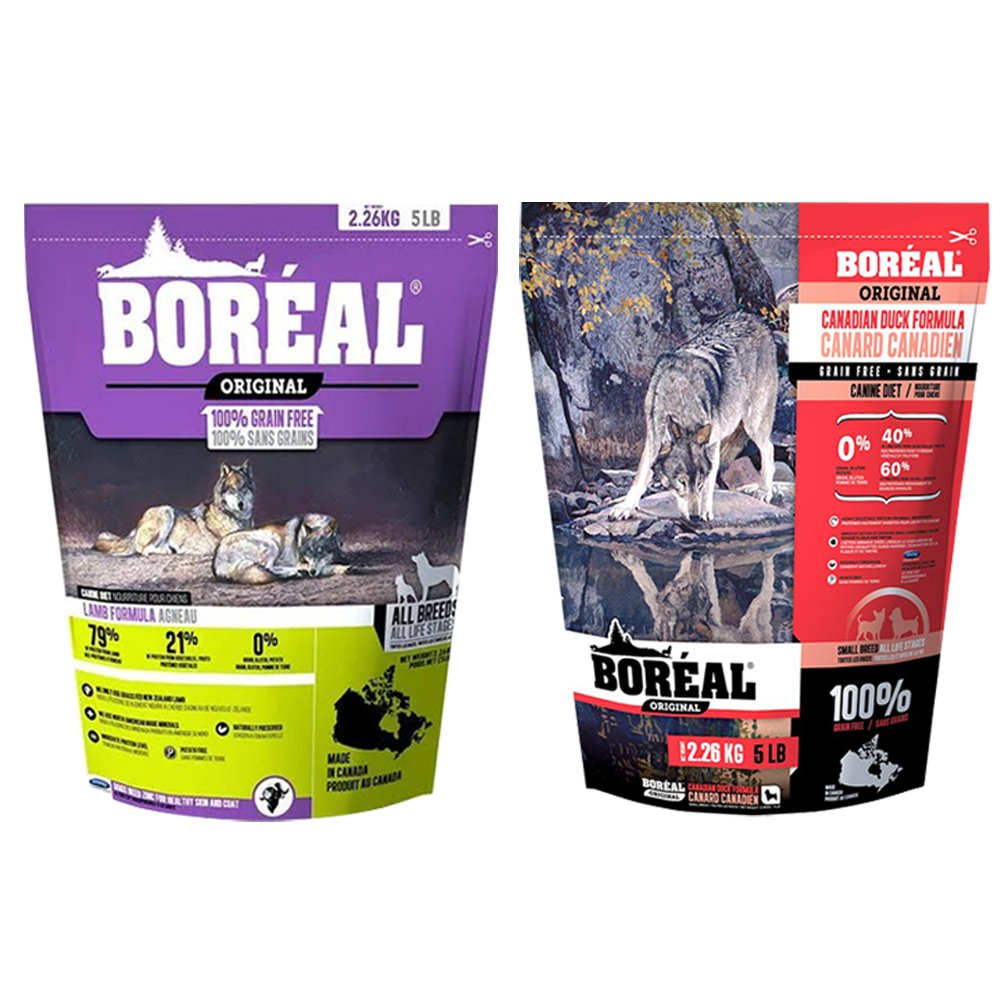 加拿大 BOREAL 無穀狗配方  波爾羊肉｜野牧鴨肉(小顆粒) 450g(1LB) 無穀 狗飼料 狗糧『WANG』