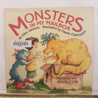 二手書📗英文繪本Monsters in my mailbox//ELLEN JACKSON//動物