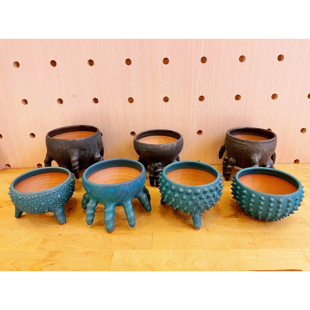 【正規通販】 永吉圭介 植木鉢 棘モノ 圭介窯 工芸品