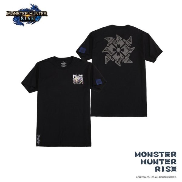 魔物獵人 Monster Hunter Rise 黑T-shirt 【現貨】【GAME休閒館】