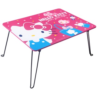 限量優惠~【羅曼蒂克專賣店】正版木製 Hello Kitty 折疊桌 和室桌 茶几 卡通兒童桌 KT-630059