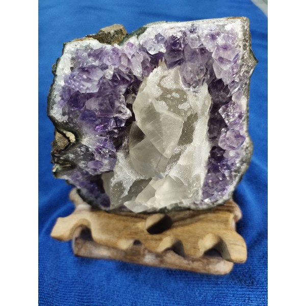 烏拉圭紫水晶原皮原礦/8字型/愛心瑪瑙(不含底座)C1~C7