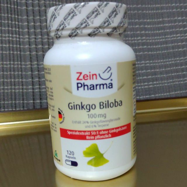 (現貨)Zein Pharma Ginkgo Biloba 銀杏膠囊100mg