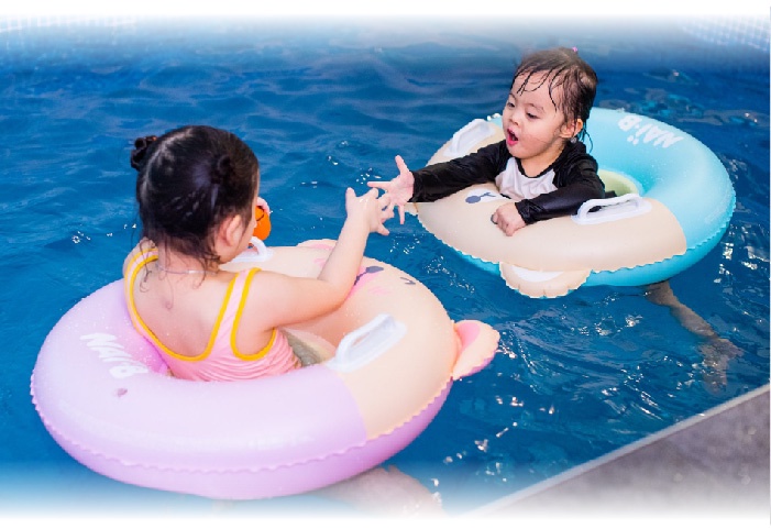 韓國 Winnie Connie - Q版坐式泳圈-綠色