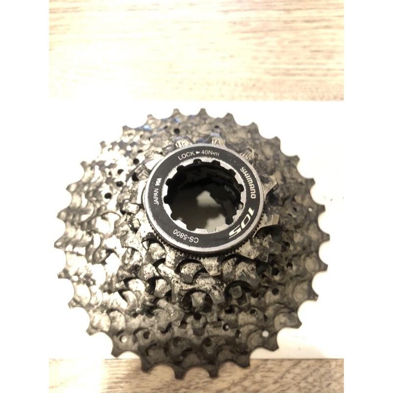 SHIMANO 105 CS-5800 11速飛輪 齒輪 11-28T+後變+鏈條