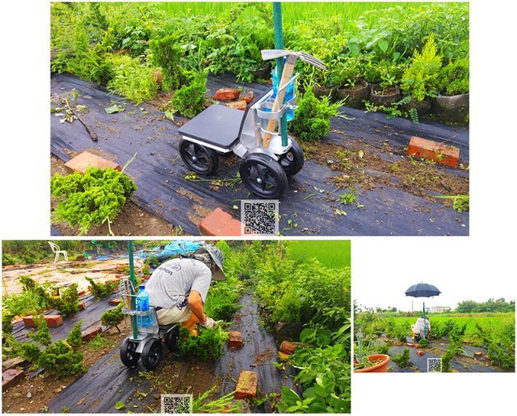 全鋁合金 農車 農用椅 草莓車 (固定型-附杯架) 工作車 農務車 採果椅 採收車 園藝車 農用車 菜車 農用車 農田椅