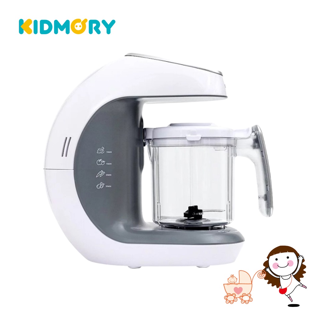【Kidmory】觸控智慧型食物調理機 (五合一) (KM-352-WT) | 寶貝俏媽咪