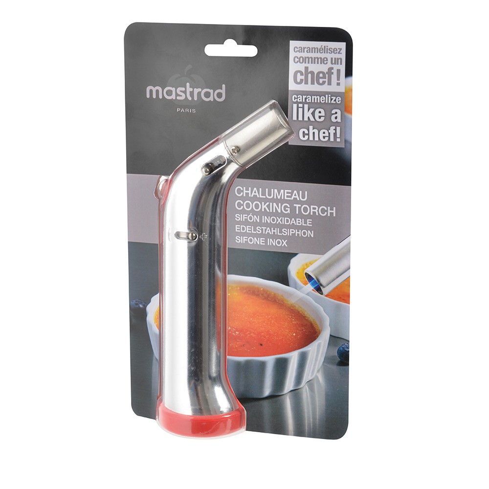 法國mastrad 主廚用瓦斯噴槍 銀 焦糖烤布蕾 炙燒牛 可重灌瓦斯 蝦皮購物