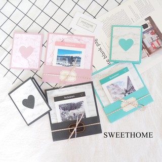 [🔺現貨] 滿額免運▶Sweet Home-『質感大理石信封式手工卡片-Instagram 造型收納小卡』 代洗照片