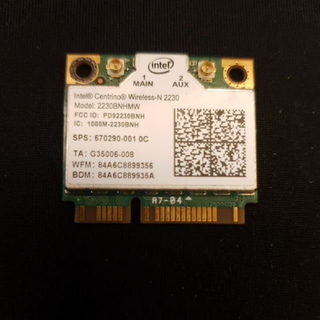 筆電用無線網路卡 Intel Centrino Wireless-N 2230