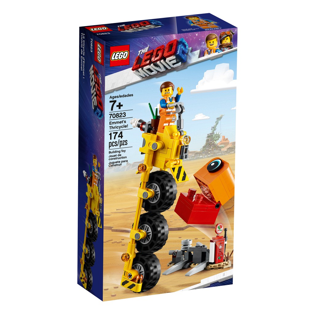 ＊特價＊【積木樂園】 樂高 LEGO 70823 LEGO Movie2 系列  艾密特的三輪車