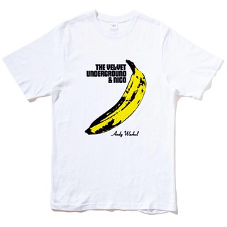 Andy Warhol Velvet Underground 短袖T恤 白色 香蕉POP普普藝術樂團搖滾【現貨】