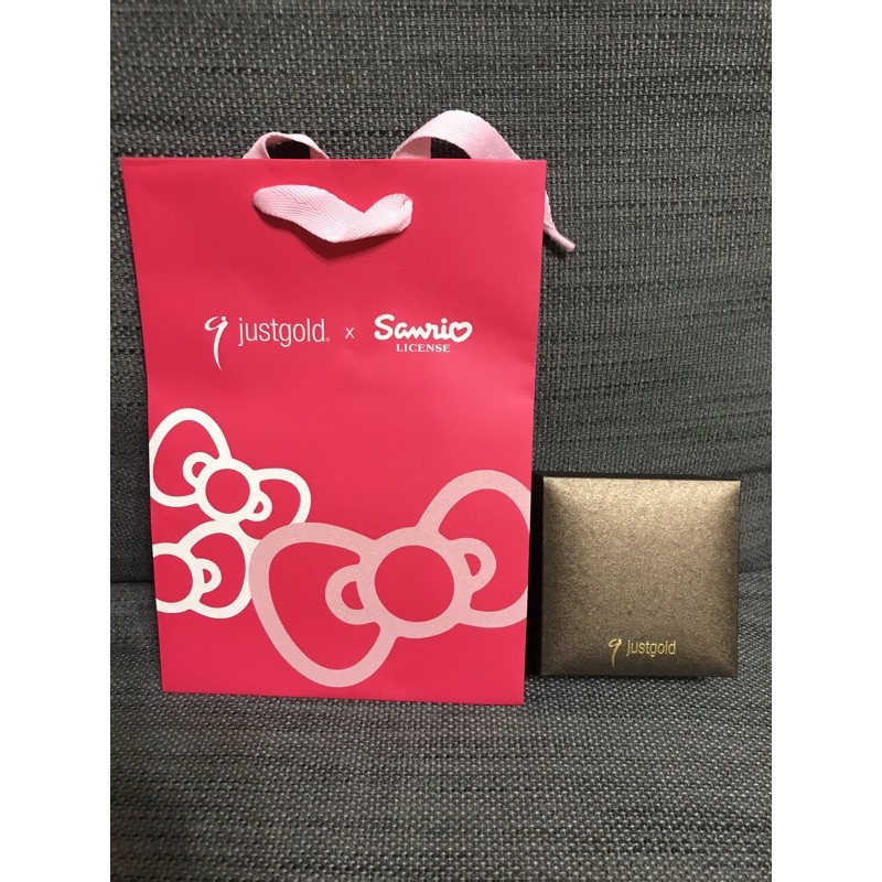 鎮金店 Hello Kitty 飾品空盒+紙袋