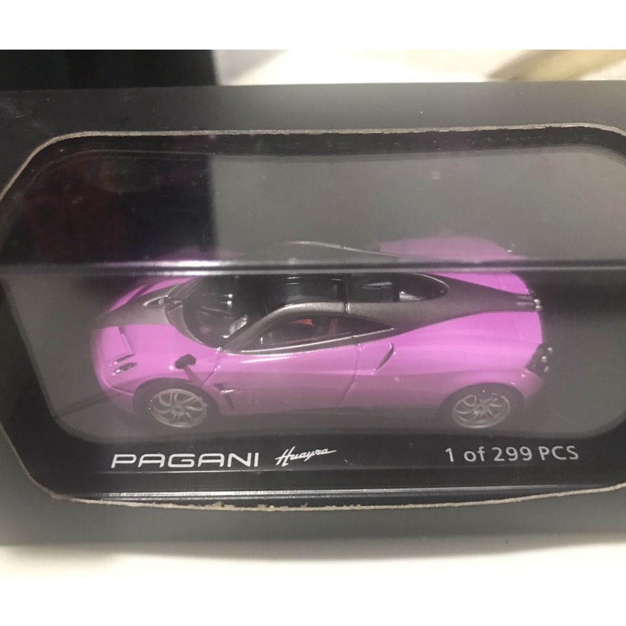 模型車 跑車 1/64 Pagani Huayra 帕加尼風神 桃紫色 1:64 限量款