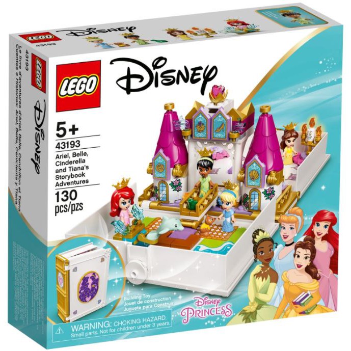 ［想樂］全新 樂高 LEGO 43193 Disney 迪士尼 小美人魚 愛麗兒 貝兒 仙杜瑞拉 蒂安娜 口袋故事書
