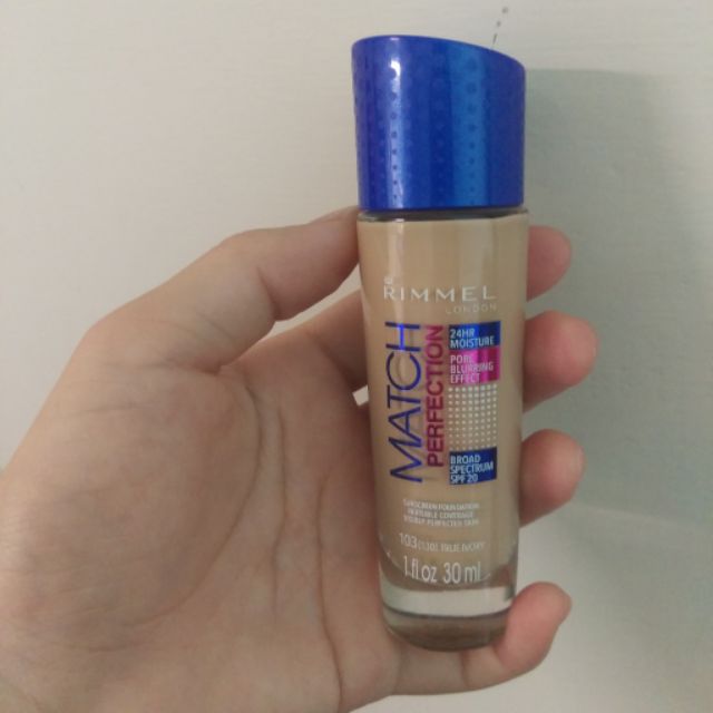 Rimmel Match Perfection粉底液 色號#103true ivory