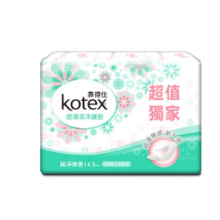 KOTEX靠得住 靠得住 超薄潔淨護墊(無香) 23片 6包入