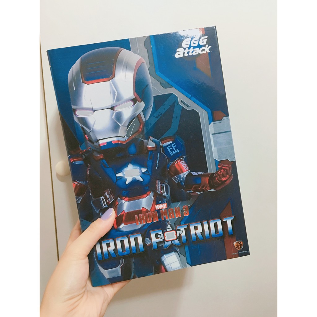 (可議價)野獸國正版 Egg attack Iron Man 3 Iron Patriot 鋼鐵人3 愛國者號 限定款