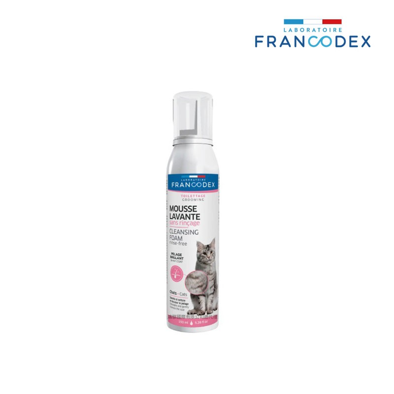法國法典 高效系輕盈乾洗慕斯 pH值中性 天然保溼 毛髮柔潤 不打結 去離子水 溫和 FRANCODEX