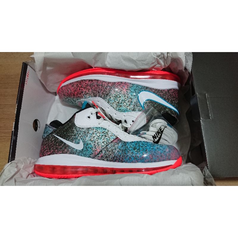 Nike LeBron 8 V/2 Low 'Miami Nights' 邁阿密之夜 全新us10.5