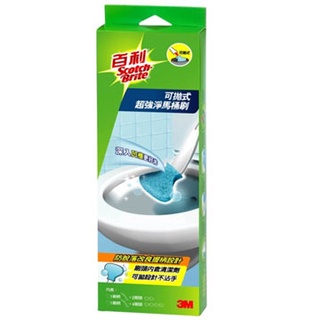 {現貨供應🔥｝3M 百利可拋式超強淨馬桶刷{1刷柄+2刷頭}