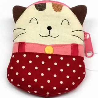 【全新】KIRO貓 貓咪拼布零錢包/收納包
