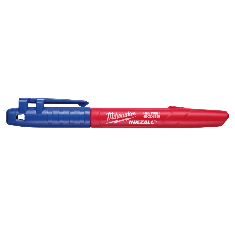 (含稅)米沃奇藍色抗油抗潮濕抗灰塵工程標記筆工程筆