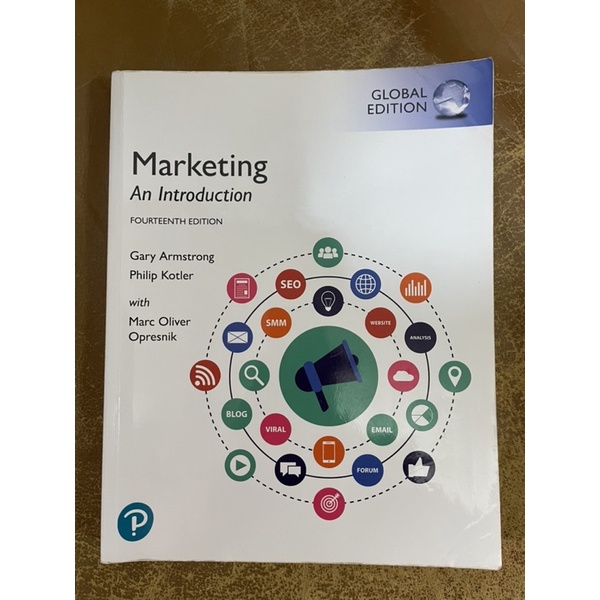 marketing an introduction 14版 行銷學 課本 二手