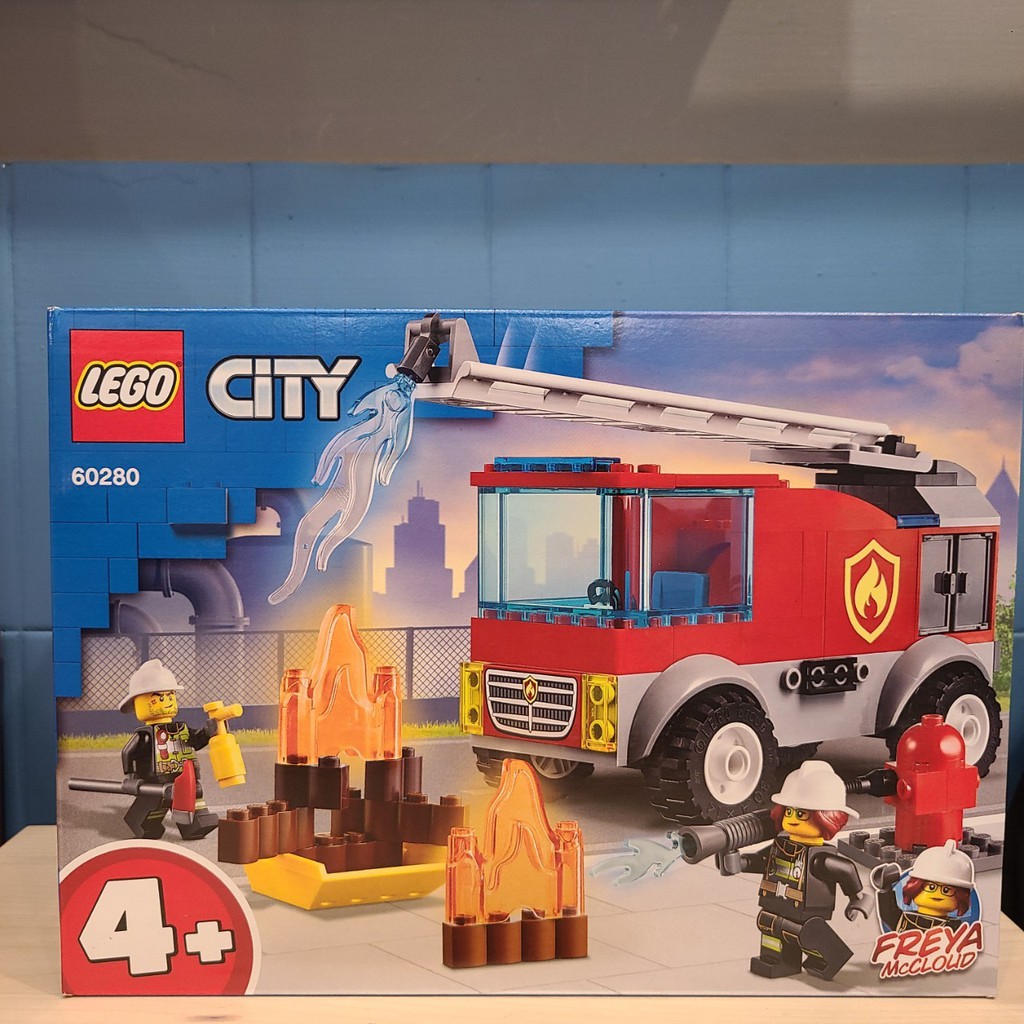 屏東自遊玩 樂高lego City系列雲梯消防車現貨台樂貨 蝦皮購物