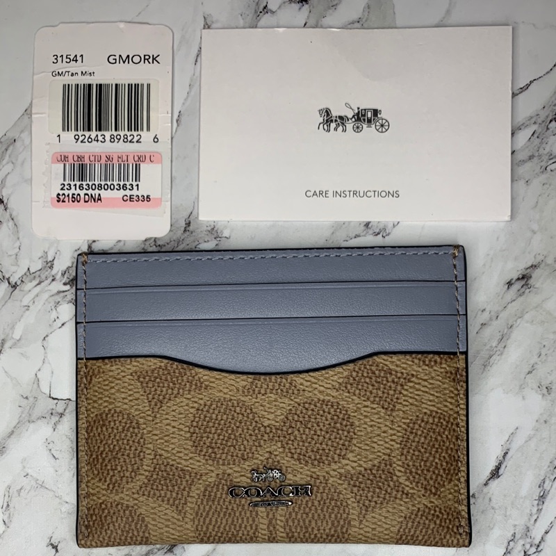 全新coach卡夾昇恆昌購入有購買證明 蝦皮購物