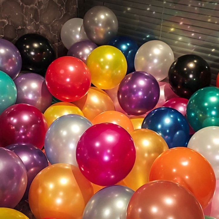 🎈【 珠光 氣球 】5、10、12吋 台灣現貨 珍珠氣球 生日派對 婚禮 節慶 活動 佈置 慶生 乳膠氣球 萬聖節 告白