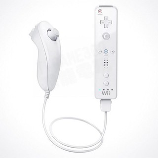 【二手商品】任天堂 NINTENDO WII WIIU 原廠 舊版 左手控制器+右手控制器 白色 裸裝【臺中恐龍電玩】