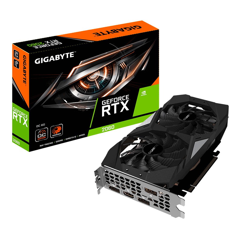 GIGABYTE 技嘉 RTX2060 OC 6G 顯示卡