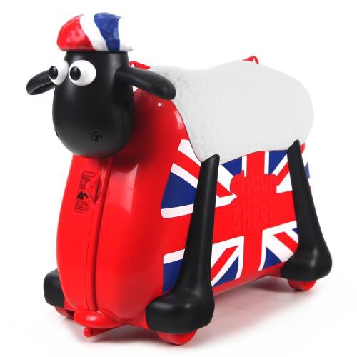 🆕【現貨含運】英國笑笑羊 兒童騎乘登機箱-行李箱