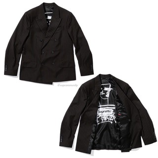 【紐約范特西】預購 Supreme JPG Pinstripe Double Breasted Blazer 西裝外套