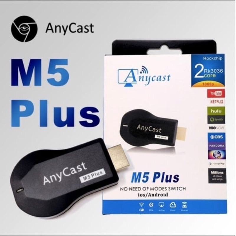 【變賣家產】新品 Anycast M5 plus電視棒 無線 HDMI 螢幕 同屏器 手機同步