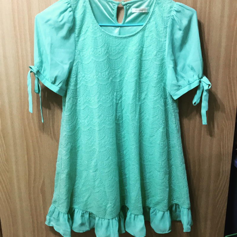 Ps’company藍綠色小洋裝