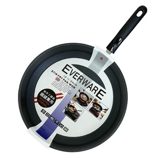 臺灣製EVERWARE 手工鑄造鐵鏟專用不沾平底鍋26cm/28CM/31cm/34cm/37cm 平底鍋