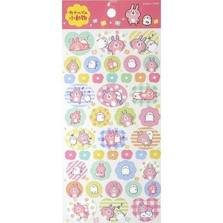 ⊕FollowV⊕日本文具《現貨》卡娜赫拉 Kanahei 粉紅色兔子/小鳥P助 花朵/愛心 貼紙/手帳裝飾 日本製