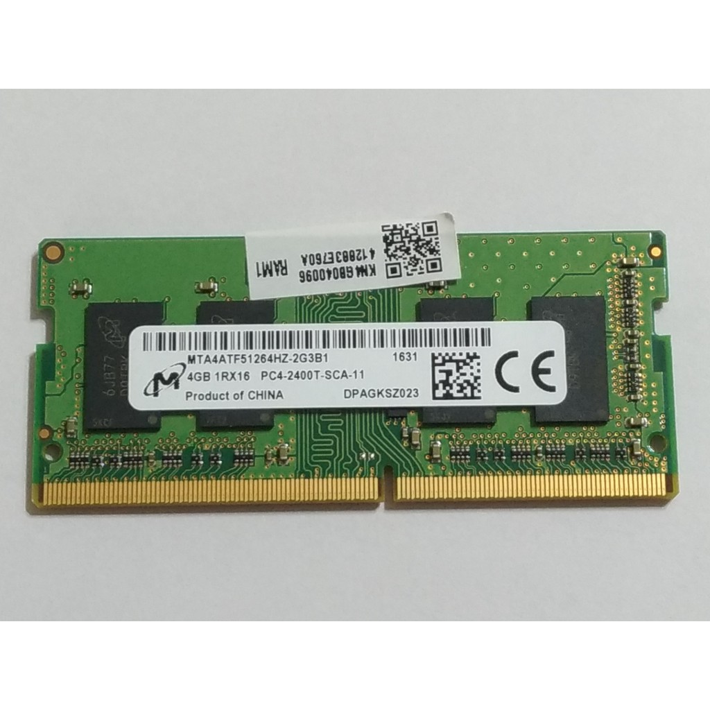 美光 筆電記憶體 DDR4 4GB 2400T